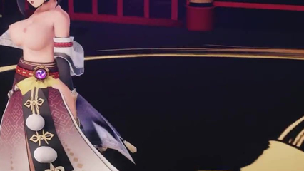 Genshin Impact - Sara streaptease dance